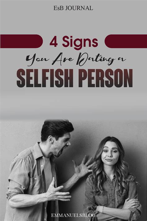 signs you are dating a selfish man